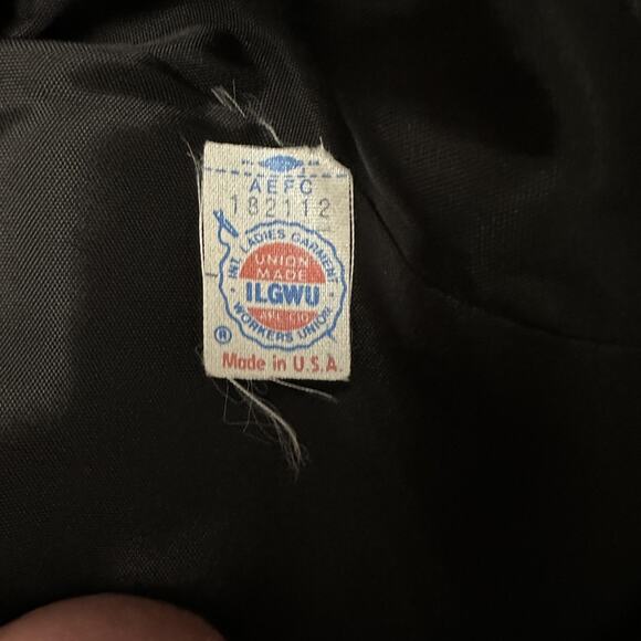 Vintage KOMITOR Coat Womens 3XL Brown Leopard Print Made in USA ILGWU 90s - Picture 6 of 9